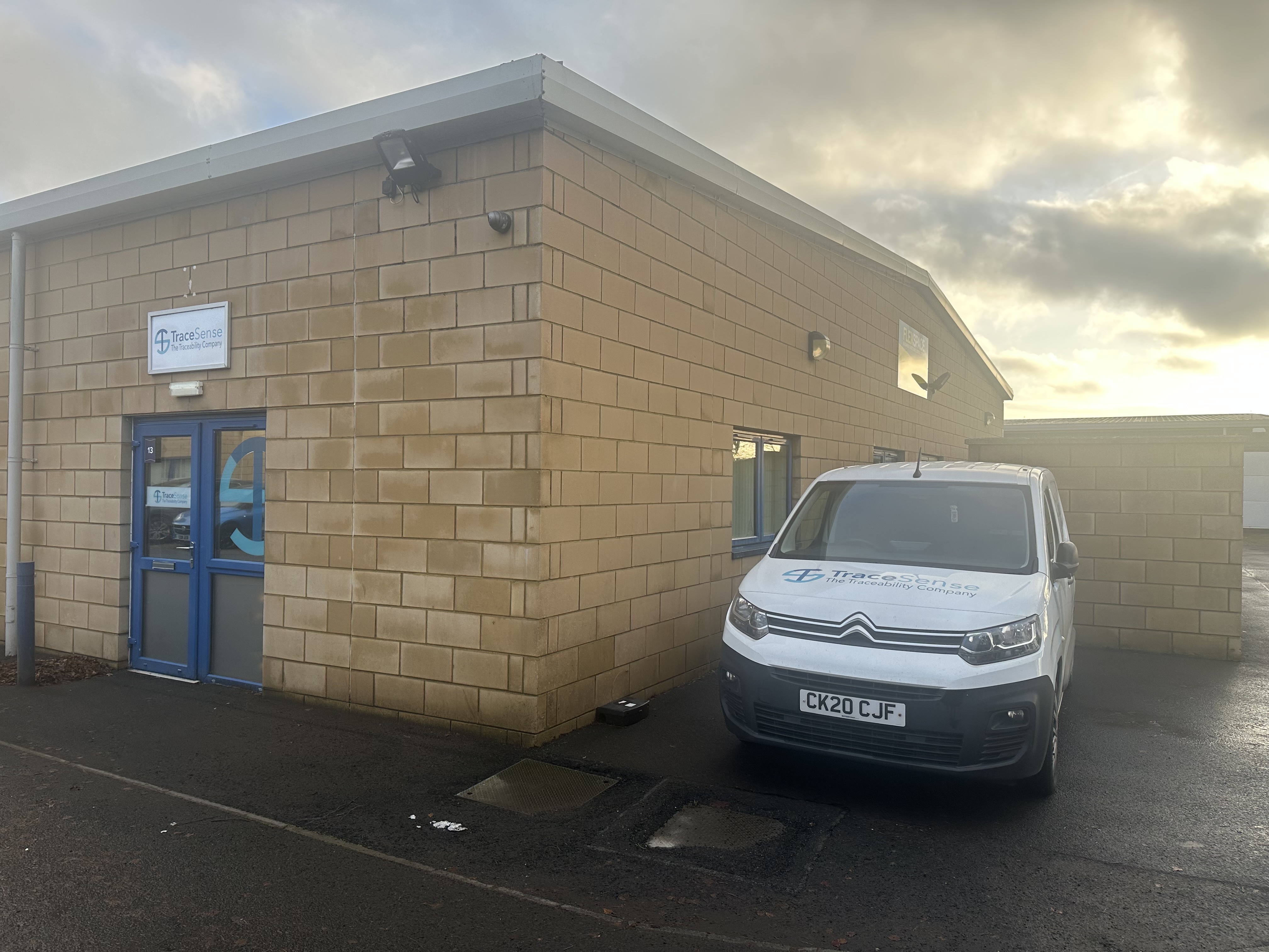 TraceSense Building and Van
